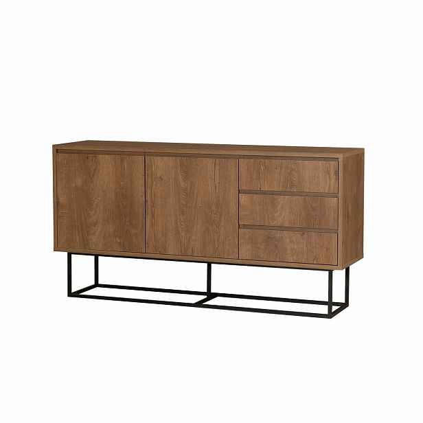 Skříňka Ruba Walnut and Black