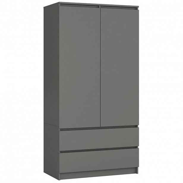 RAUMHIRSCH FURNITURE ŠATNÍK grafitově šedý 180/90/51