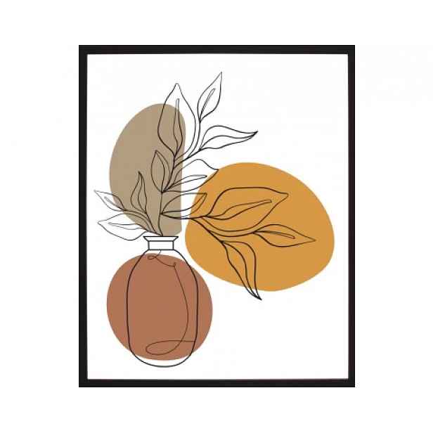 Rámovaný obraz Flora III, 40x50 cm