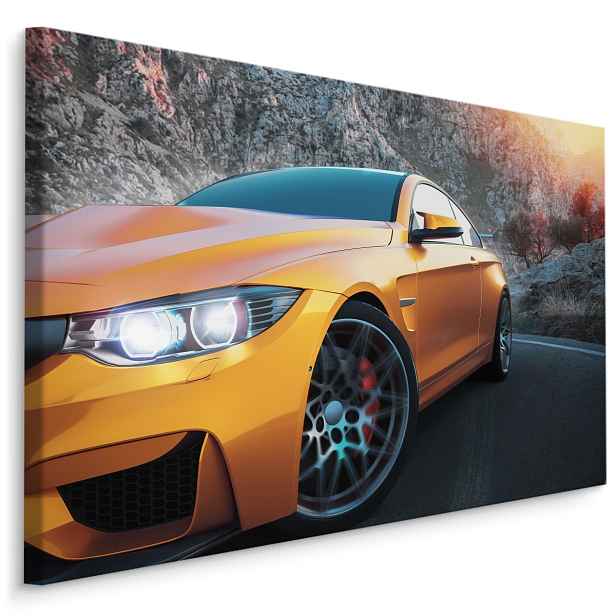 MyBestHome BOX Plátno Sportovní Auto V Horách Varianta: 30x20