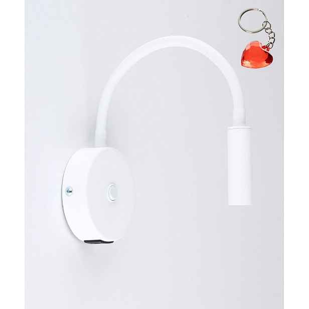 Nástěnné svítidlo na výložníku s vypínačem a Usb konektorem Lagos White 10202 Tk Lig