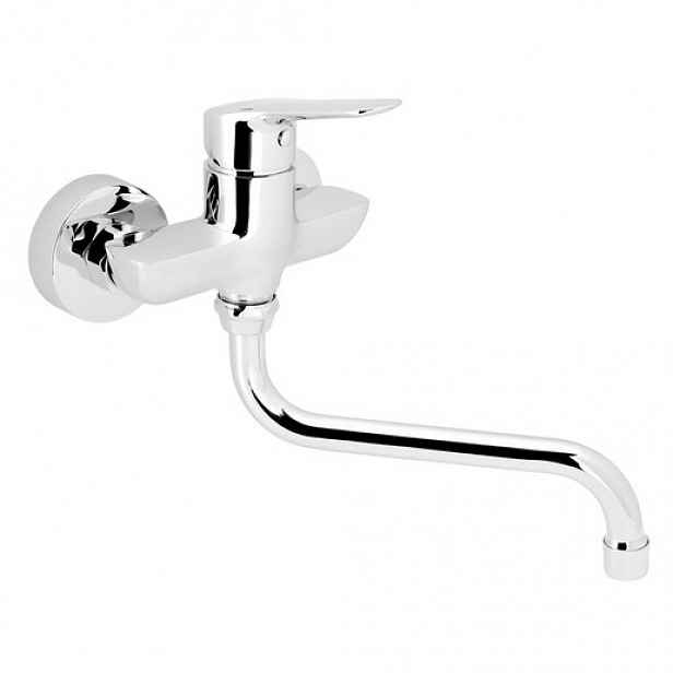 Novaservis Metalia 54 dřezová - umyvadlová baterie s otočným ramínkem 100 mm chrom 54074/t,0 54074T.0