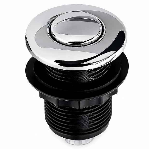 Pneumatické tlačítko Tecmark pro hydromasáž Chrom 32 mm