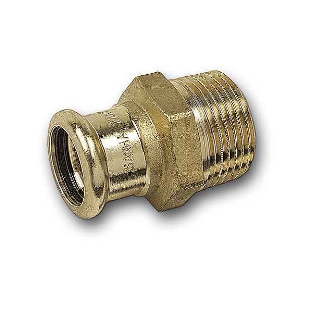 Vsuvka přechodová lisovací Sanha Cu Purapress 8243G 35×1" vnější závit