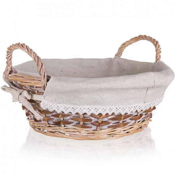 Home Decor Proutěný košík s uchy Duo, 30 x 11 cm