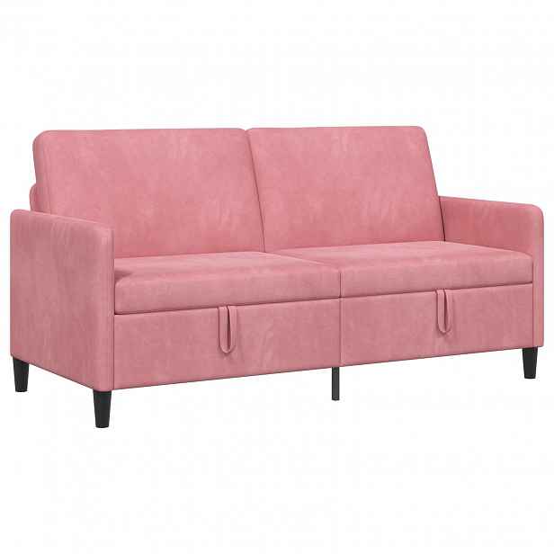 vidaXL Sofa s úložným prostorem Růžová 172 x 78 x 87 cm Polyester