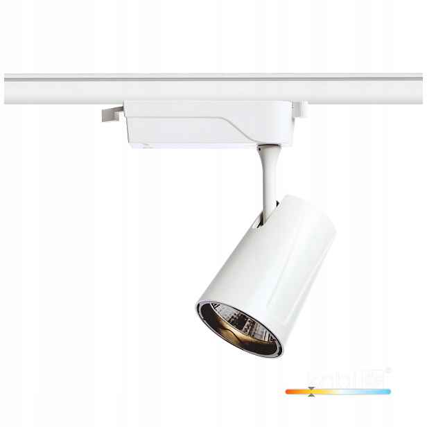 Led kolejnicový reflektor 30W 3400K 3-fázový, bílý Nextrack NT1 Kobi