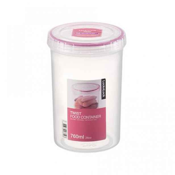 LOCKNLOCK DÓZA NA POTRAVINY L&L TWIST KULATÁ 760ML