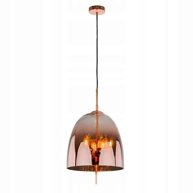 Závěsná lampa Italux Alan Led moderní měděná