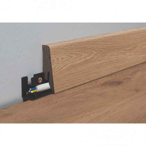 Lišta soklová Naturel hnědá, MDF, délka 260 cm, L58C8472