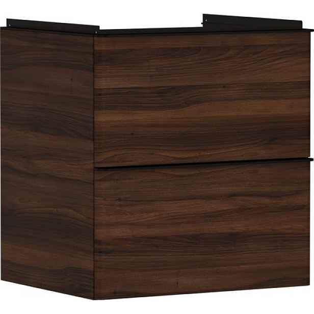 Skříňka pod umyvadlo bez umyvadla Hansgrohe Xelu Q 58x62,5x47,5 cm tmavý ořech 54026670