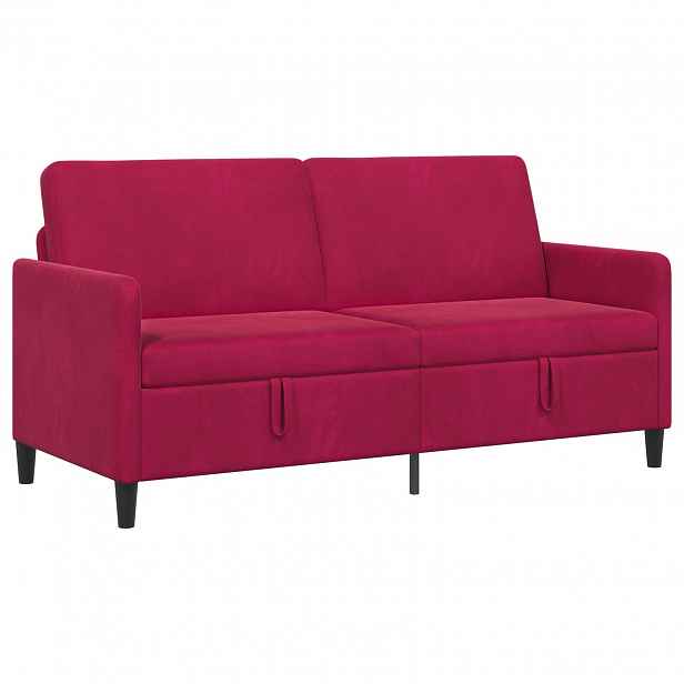 vidaXL Sofa s úložným prostorem Víno Červené 172 x 78 x 87 cm