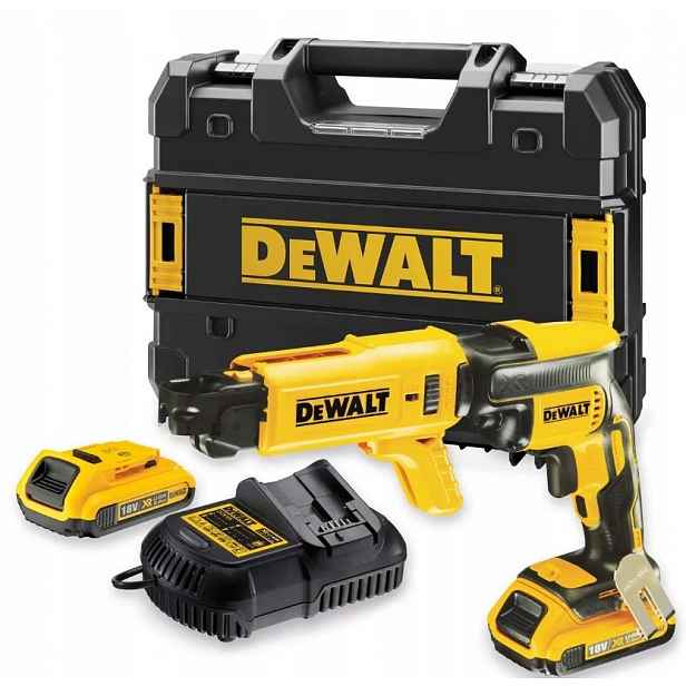 Dewalt aku šroubovák na desky Gk 18V aku 2x 5.0Ah Tstak DCF620P2K