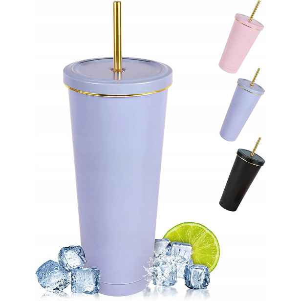 Flintronic Izolovaný Hrnek 750 ML S Dvojitou Stěnou Nerezová Ocel