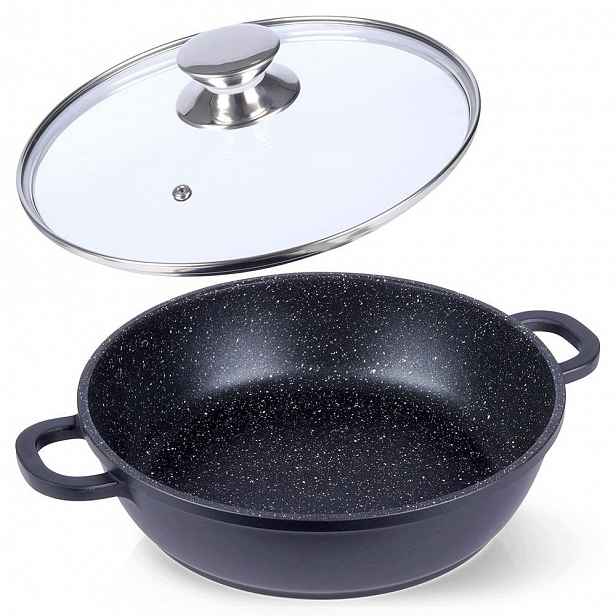 Granitová pánev s poklicí 24 cm na indukci Orion Grande