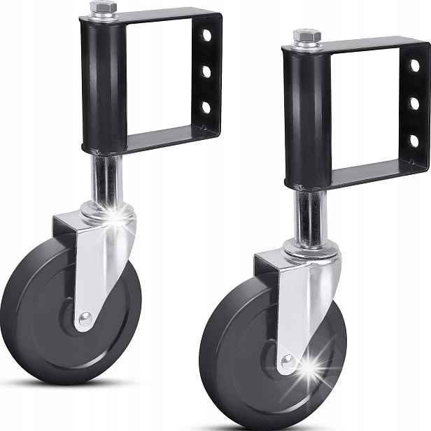 Kolečka Pružinová Kola Pro bránu Pevná 10CM 200KG Set X2