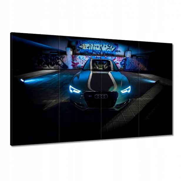 Obrazy 120x80 Modré Audi Auta