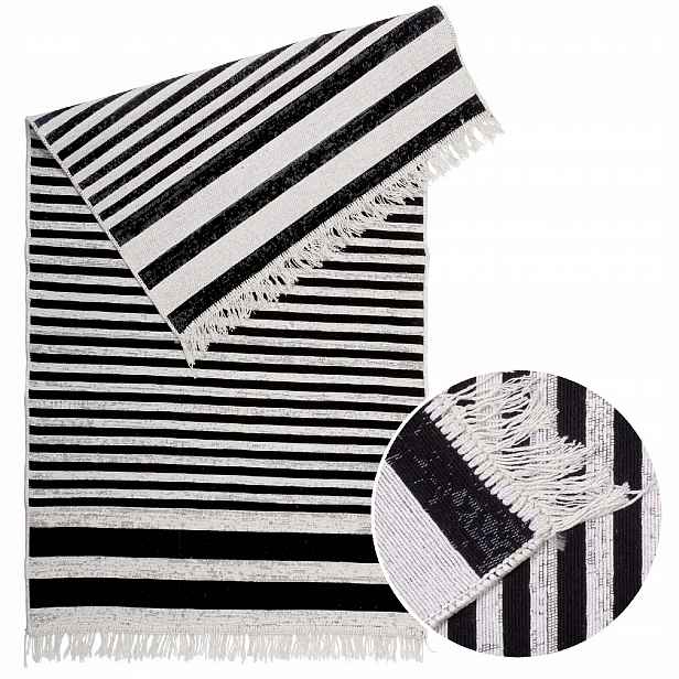 Koberec Kilim Boho premium módní s třásněmi 80x150