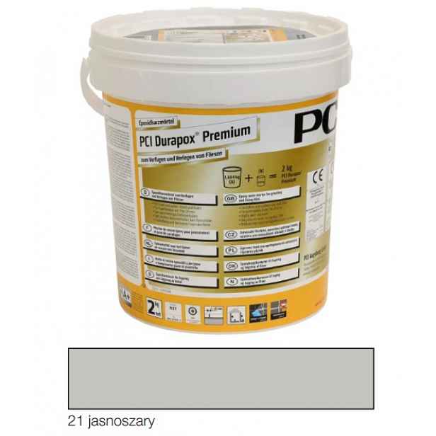 Pci Durapox Premium – epoxidová spárovací hmota č. 21 světle šedá 2 kg