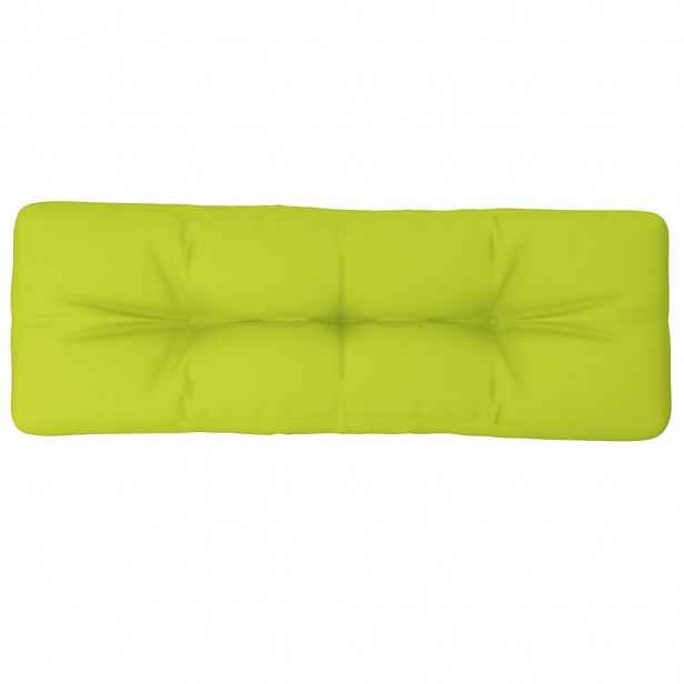 vidaXL Poduška na palety jasně zelená 120 x 40 x 12 cm textil