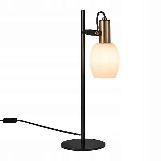 Kancelářská lampa Noční Černá Pohyblivý Zdroj E14 Kov 45 cm Arild Nordlux