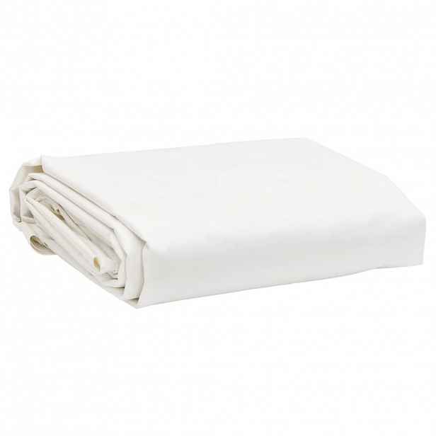 vidaXL Plachta 650g / m² Bílá 1,5 x 2 m Plátno s PVC povrchovou úpravou