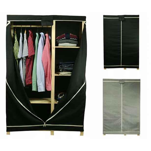 Obal na šatní regál RG-5/170X110X38/Czarn