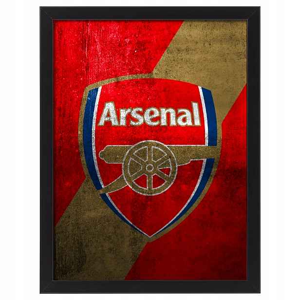 Obraz v rámečku Arsenal Londýn na zeď v rámečku dárek pro fanouška 70x50 cm