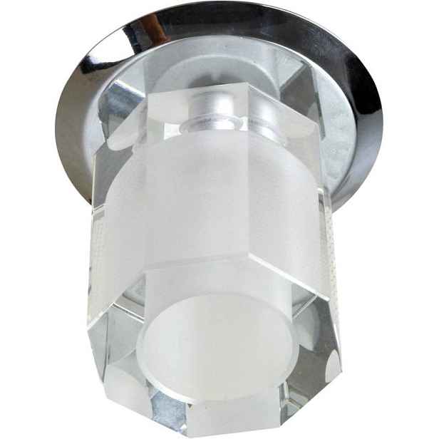 Stropní svítidlo polygonální krystal chrom G4 20W SK-25