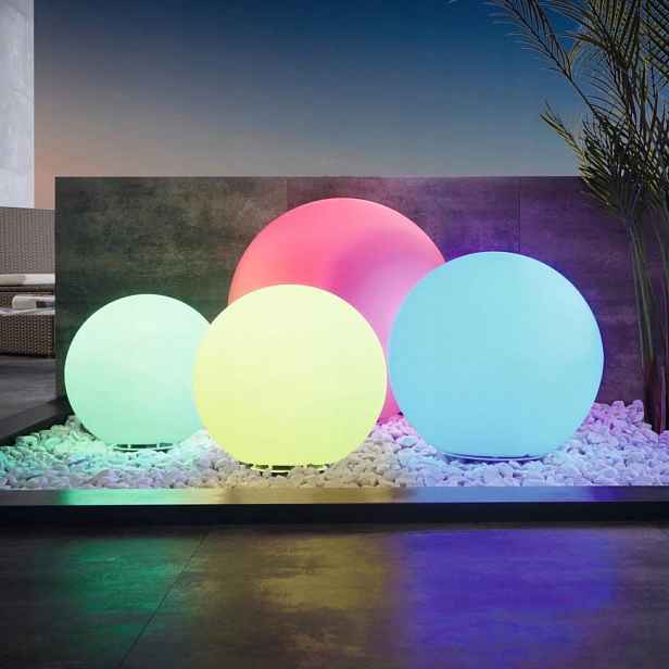 Venkovní podlahová lampa s Bluetooth 39 cm – Moderní design