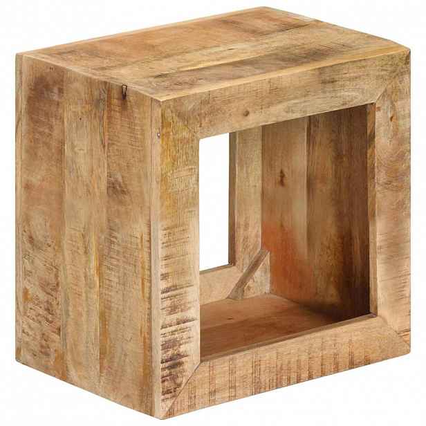 vidaXL Stolička 40 x 30 x 40 cm masivní mangovníkové dřevo