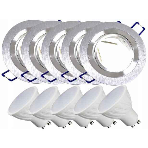 Sada stropních svítidel Halogen 5 x žárovky 5,5 W