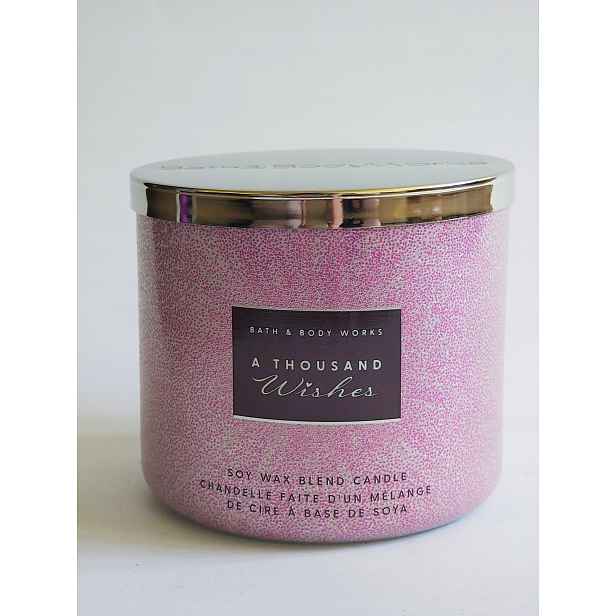 Bath & Body Works Thousand Wishes vonná svíčka (3 knoty) 411 g