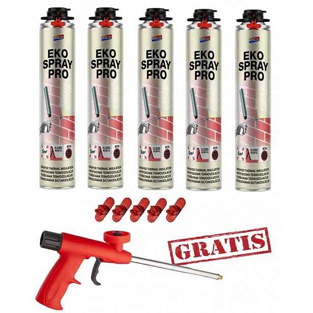 Pur Sprchová Pěna Polynor Eko Pro 850gr Termoizolace Zateplení garáže