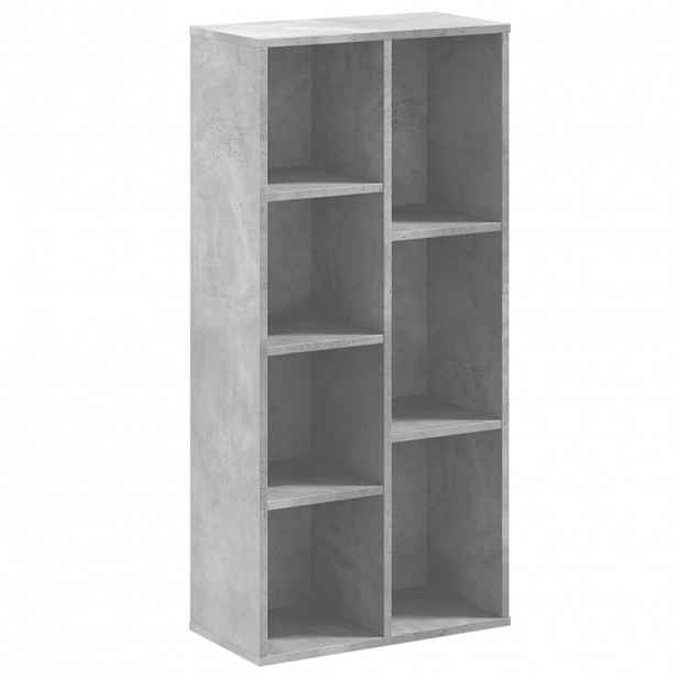 vidaXL Knihovna betonově šedá 50 x 25 x 105 cm kompozitní dřevo