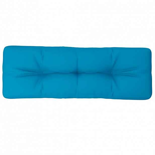 vidaXL Poduška na palety světle modrá 120 x 40 x 12 cm textil