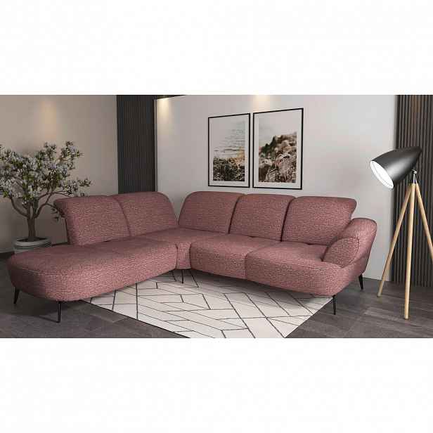 Sit & More ROHOVÁ SEDAČKA, textil, lilková