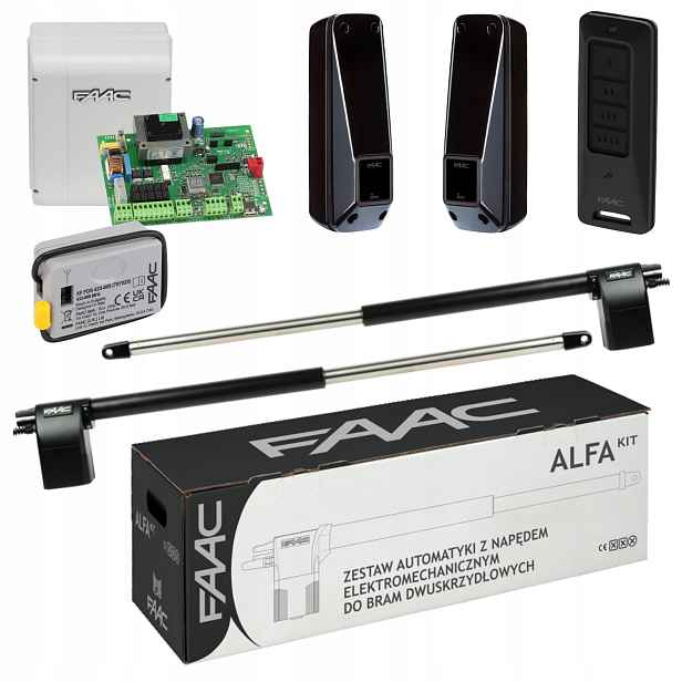 Faac Alfa Automat pohon pro dvoukřídlou otevírací bránu dálkové ovládání Fds