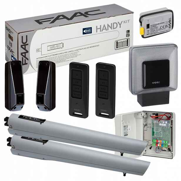 Faac Handy Lampa Xled Dálkové ovládání XT4FDS 2ks Pohon pro dvoukřídlou bránu