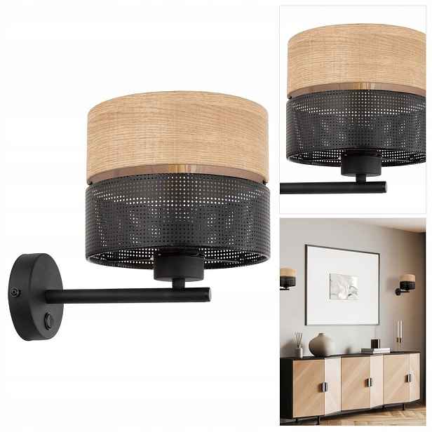 Nástěnná lampa Nicol béžová, stylové osvětlení stěny v ložnici Tk Lighting