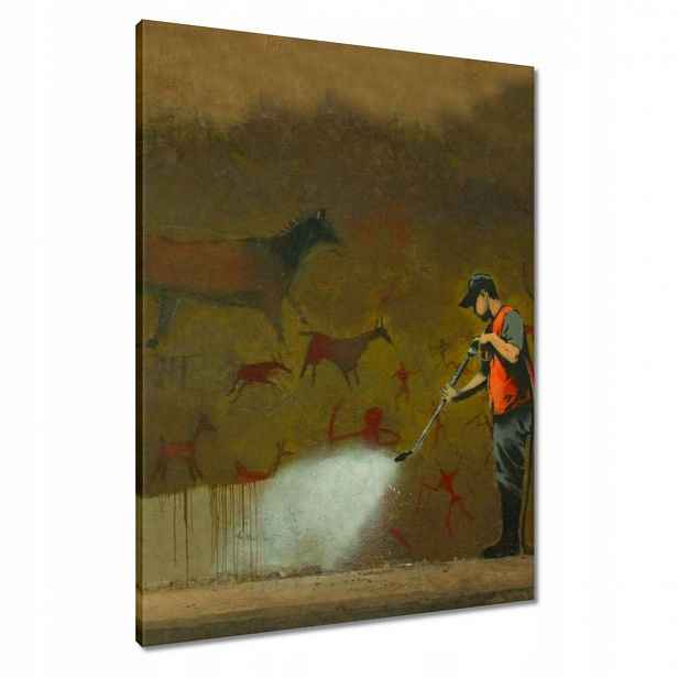 Obrazy 60x80 Banksy Odstraňování umění