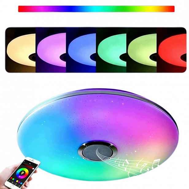 Stropní Svítidlo Led Lampa Smart Stropní Panel 50CM 70W Nástěnný Rgb Svítidlo