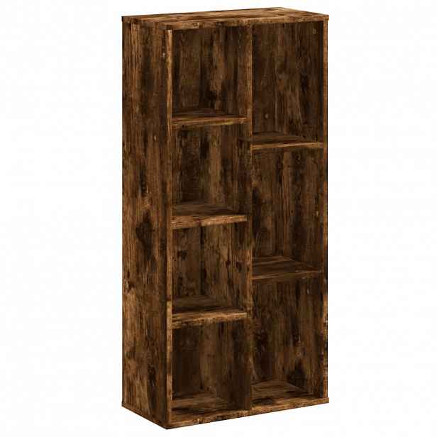vidaXL Knihovna kouřový dub 50 x 25 x 105 cm kompozitní dřevo