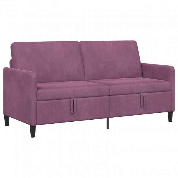 vidaXL Sofa s úložným prostorem Fialová 172 x 78 x 87 cm Polyester