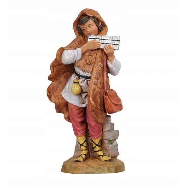 Chlapec Hrající Na Flétnu Figura od firmy Fontanini pro figurky o výšce 19 Cm