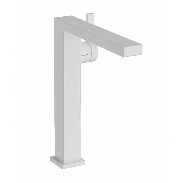 Hansgrohe Tecturis E - Umyvadlová baterie s výpustí Push-Open, CoolStart, EcoSmart, matná bílá 73073700