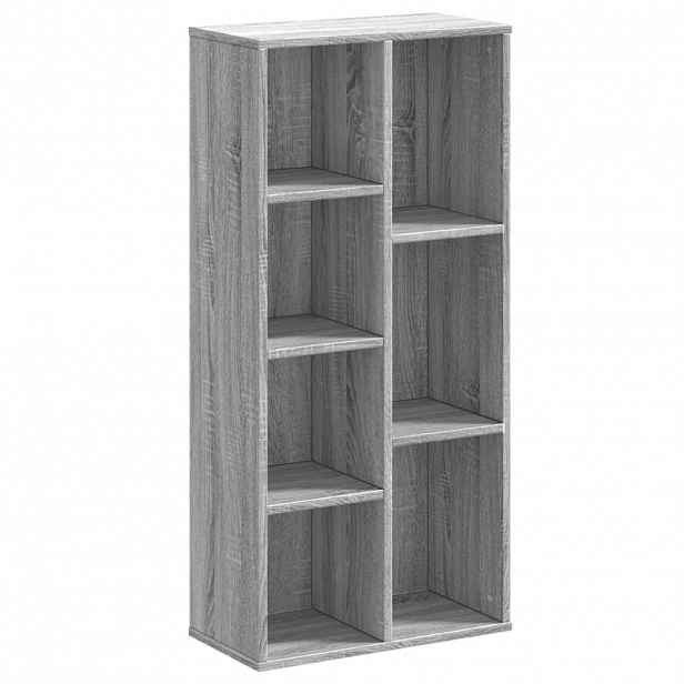 vidaXL Knihovna šedá sonoma 50 x 25 x 105 cm kompozitní dřevo