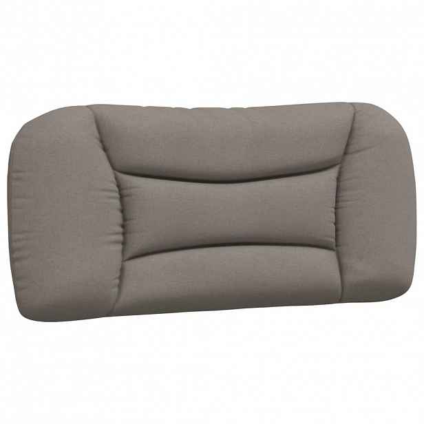 vidaXL Polštář na čelo postele Hvar taupe 80 cm textil