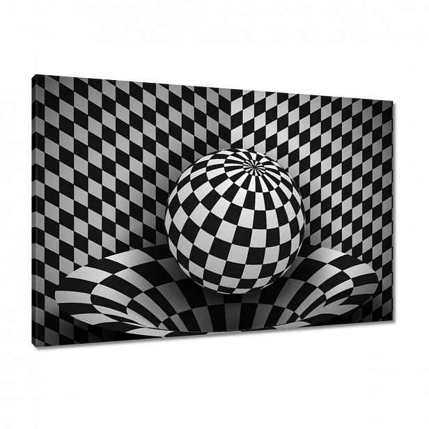 Obrazy 90x60 Abstrackja černobílá