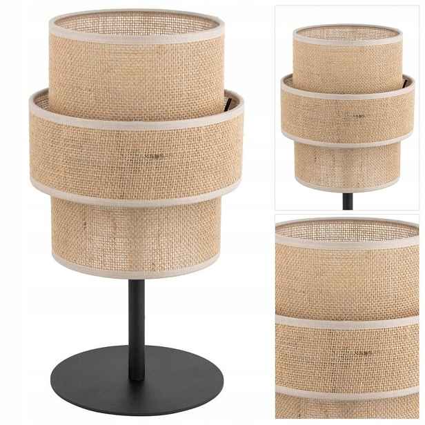 Béžová stolní lampa Calisto k psacímu stolu, náladové osvětlení Tk Lighting